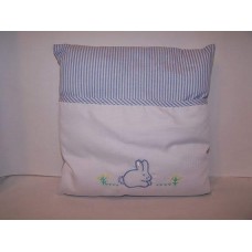 Blue Striped Baby Pillow 