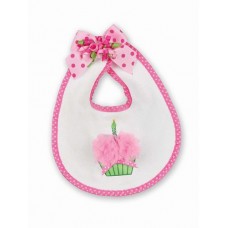 Girl's First Birthday Bib