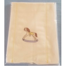 Rocking Horse Burp Cloth