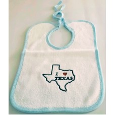 "I Love Texas" Bib