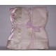 Silkie and Plush Pink  Baby Blanket