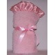 Pastel Pink Stroller Blanket