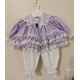 Baby Doll Purple Polka-Dot Dress 