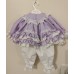 Baby Doll Purple Polka-Dot Dress 