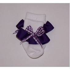 LSU Newborn Spirit Socks